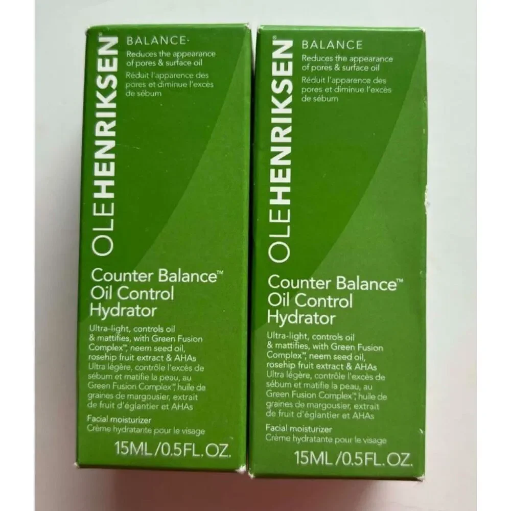 Ole Henriksen Balance Counter Balance Oil Control Hydrator 15mL Ea Lot of 2